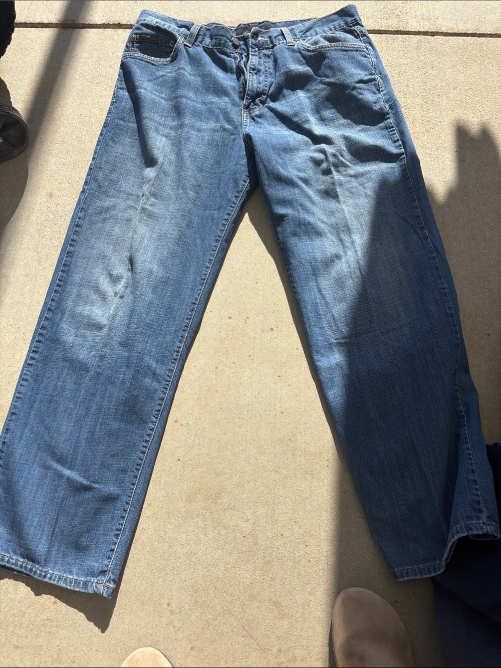 Calvin Klein Light Blue Relaxed Fit Jeans
